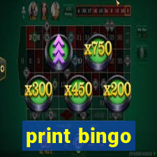 print bingo